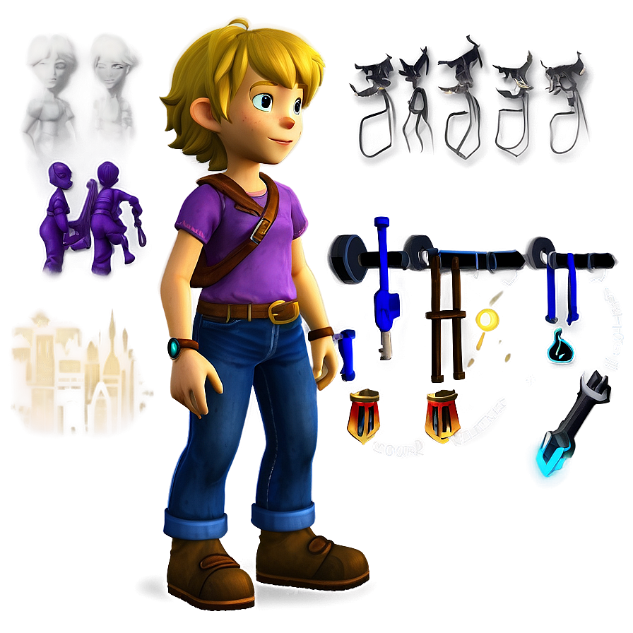 Adventure Game Characters Png 9 PNG Image