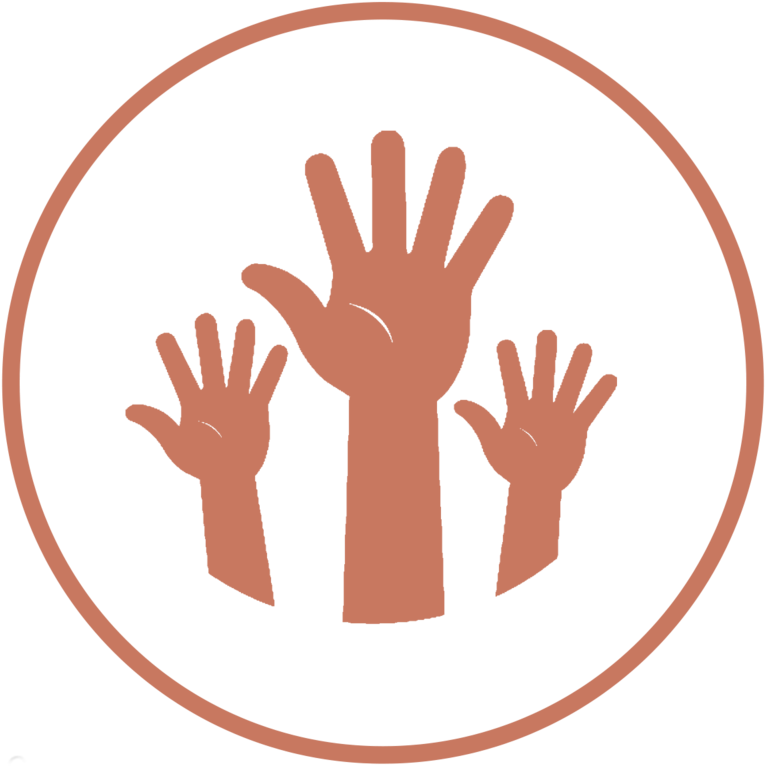 Advocacy Hands Raised Icon PNG Image