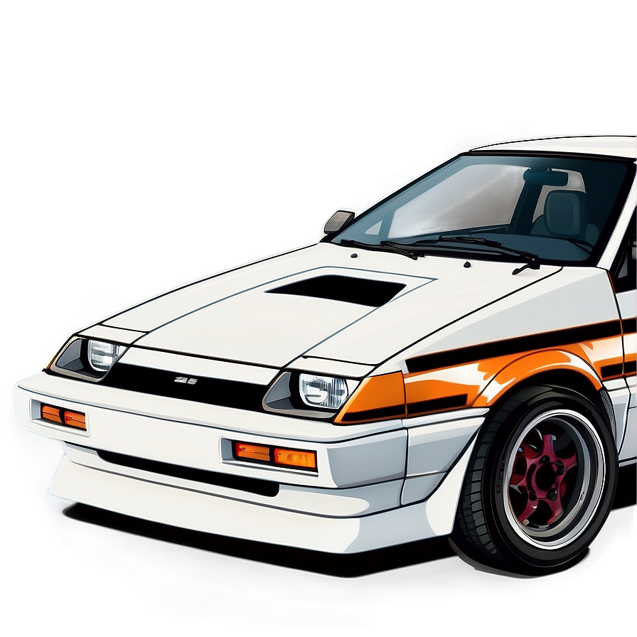 Ae86 Car Vector Png Fxe78 PNG Image