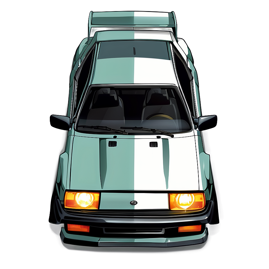 Ae86 Car Vector Png Tmc16 PNG Image