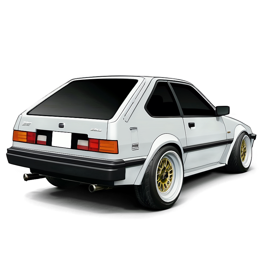 Ae86 Classic Outline Png Cci PNG Image