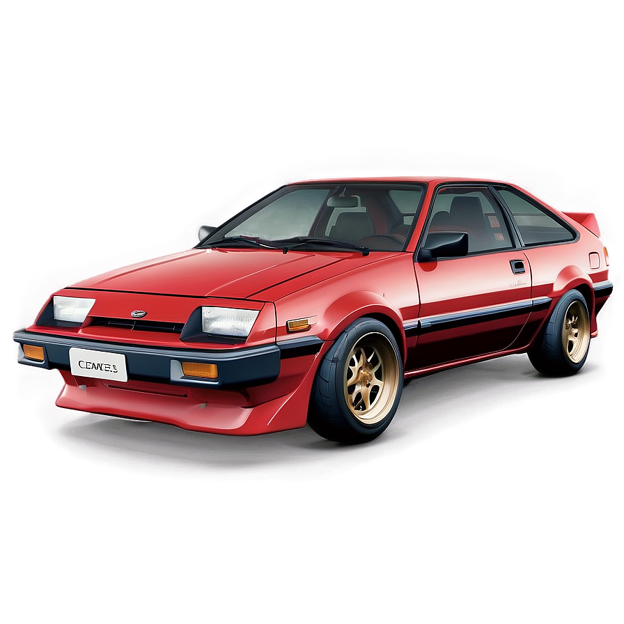 Ae86 Japanese Car Png Kgx PNG Image