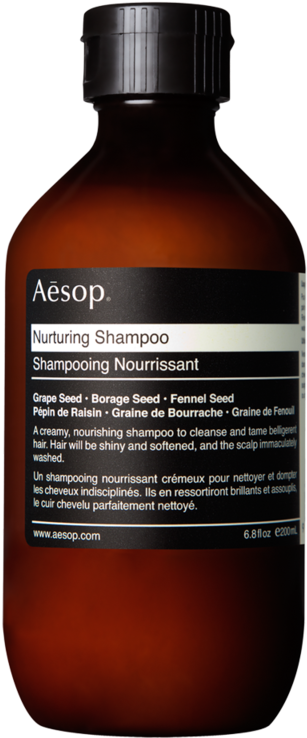 Aesop Nurturing Shampoo Bottle PNG Image