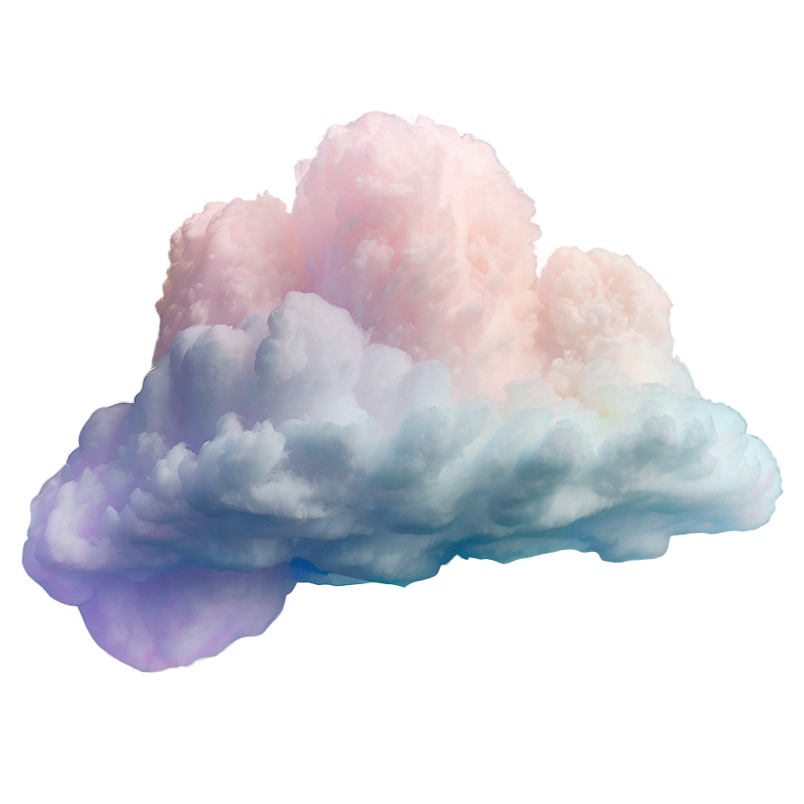 Aesthetic Cloud In Pastel Sky Png 06252024 PNG Image