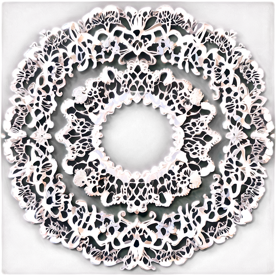 Aesthetic Doily Design Png 06122024 PNG Image