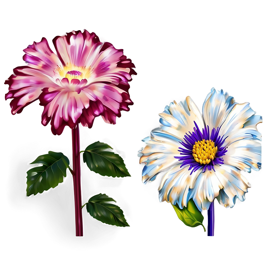 Aesthetic Flower A PNG Image