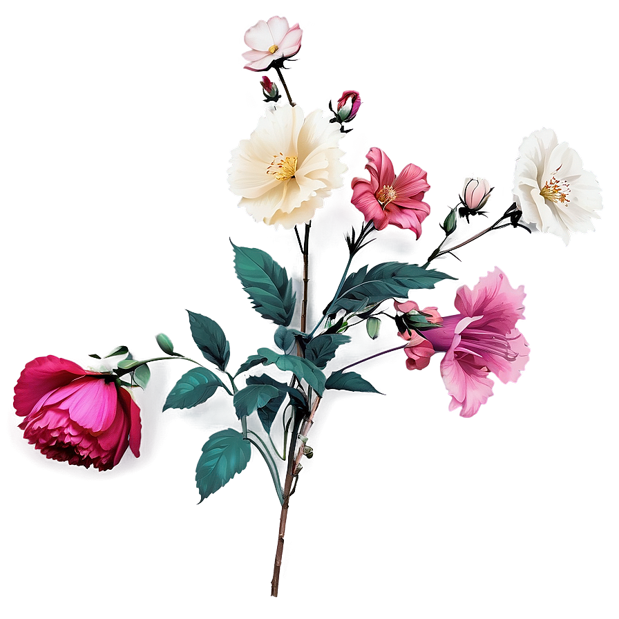 Aesthetic Flower B PNG Image