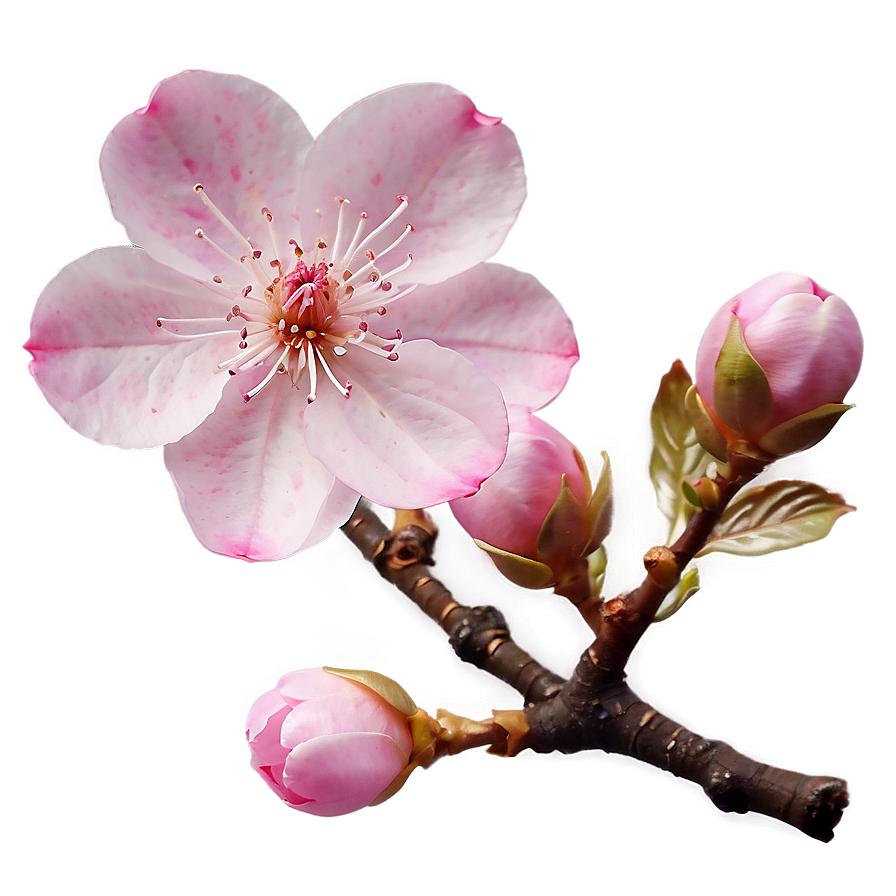 Aesthetic Pink Sakura Flowers Png 13 PNG Image