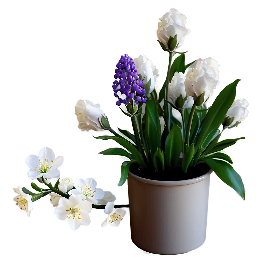 Aesthetic Spring Flower Bliss Png Ymk PNG Image