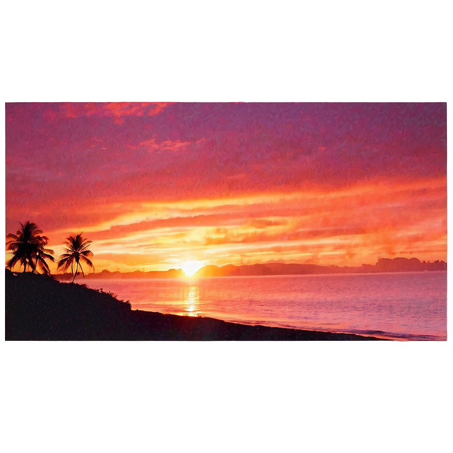 Aesthetic Sunset View Png 06112024 PNG Image