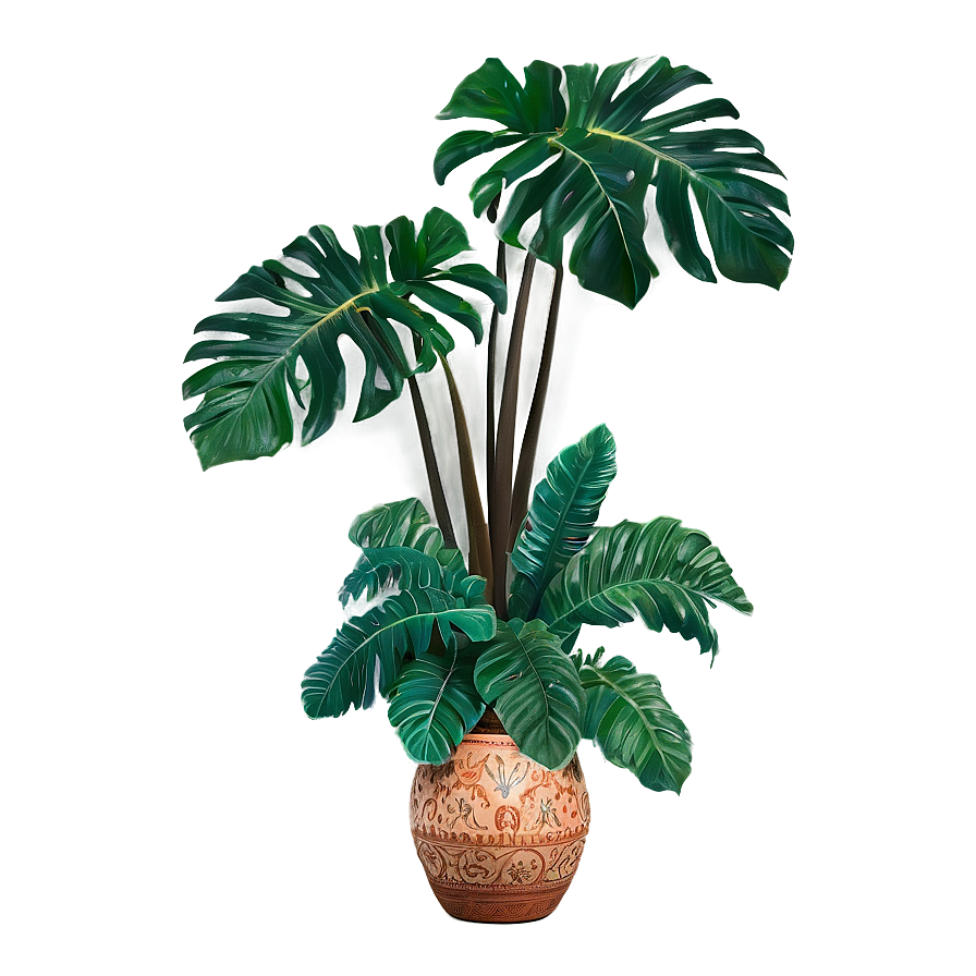 Aesthetic Tropical Plants Png Xip PNG Image