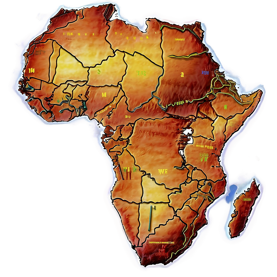 Africa Map During Colonial Times Png Cjd45 PNG Image