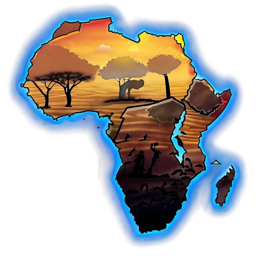 Africa Outline Icon Png 06262024 PNG Image