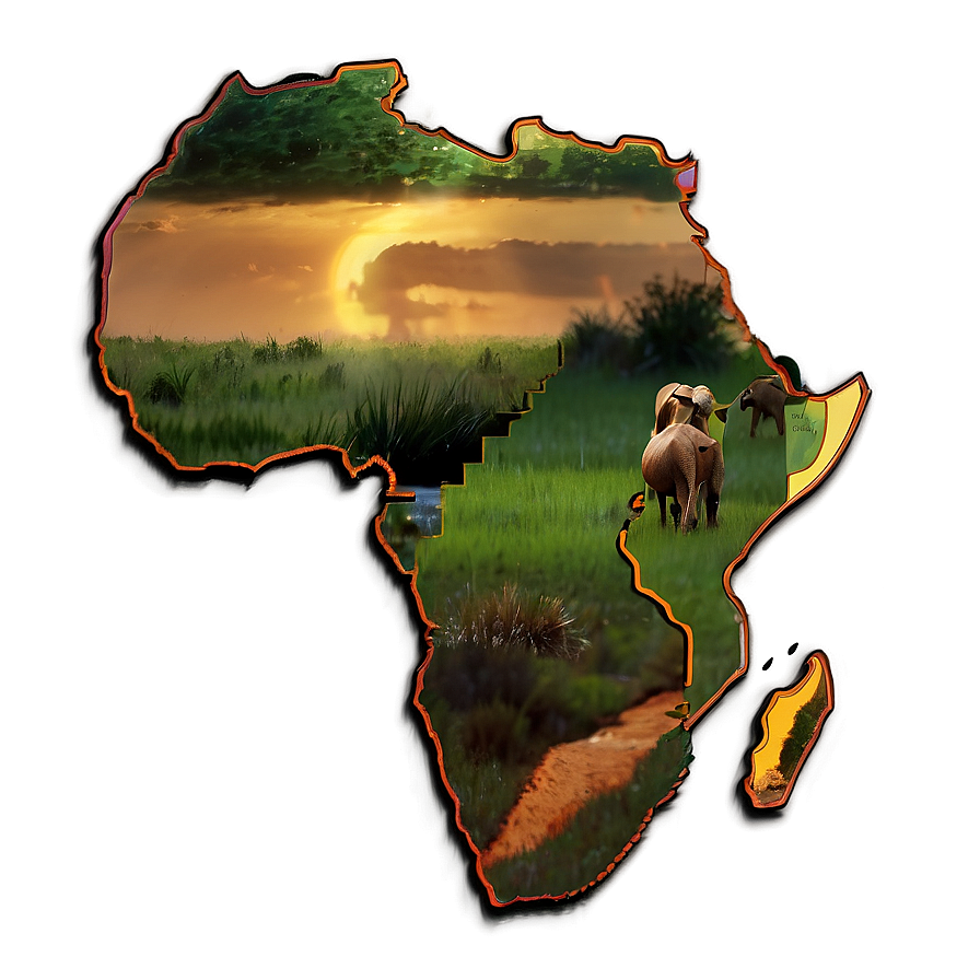 Africa Outline Icon Png 06262024 PNG Image