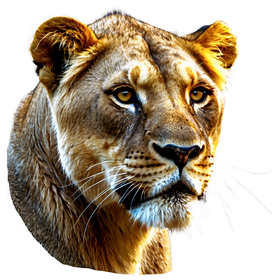 African Lioness Safari Png Hkh PNG Image