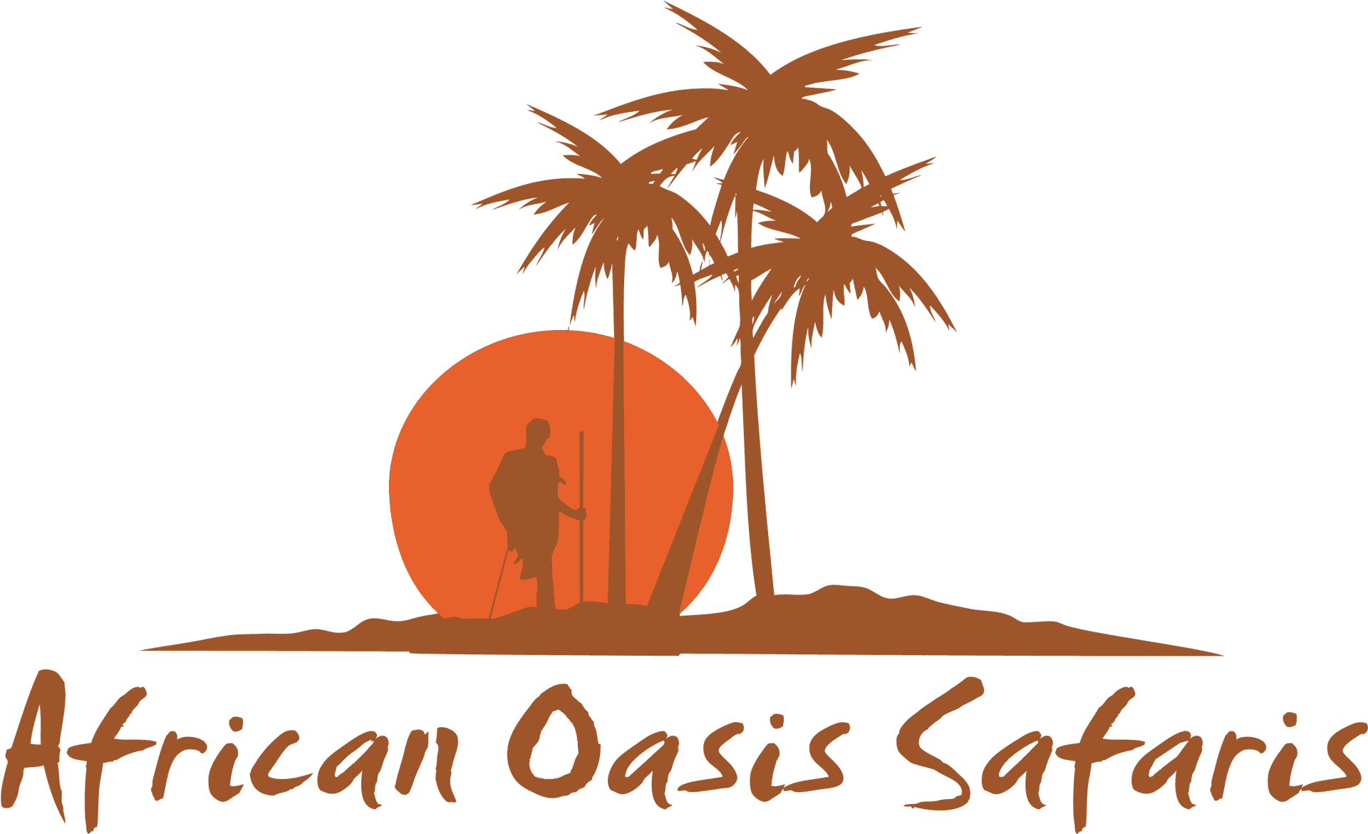 African Oasis Safari Logo PNG Image