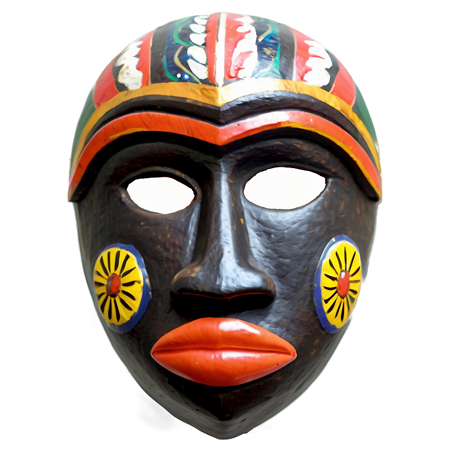 African Tribal Mask Png Jbg PNG Image