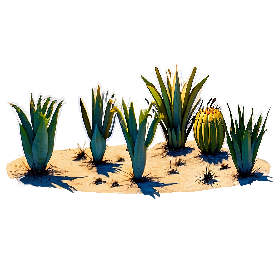 Agave Plant Field Png Mca63 PNG Image