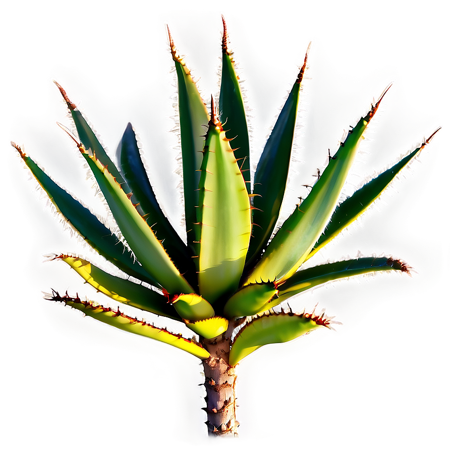 Agave Plant With Thorns Png Mfh23 PNG Image