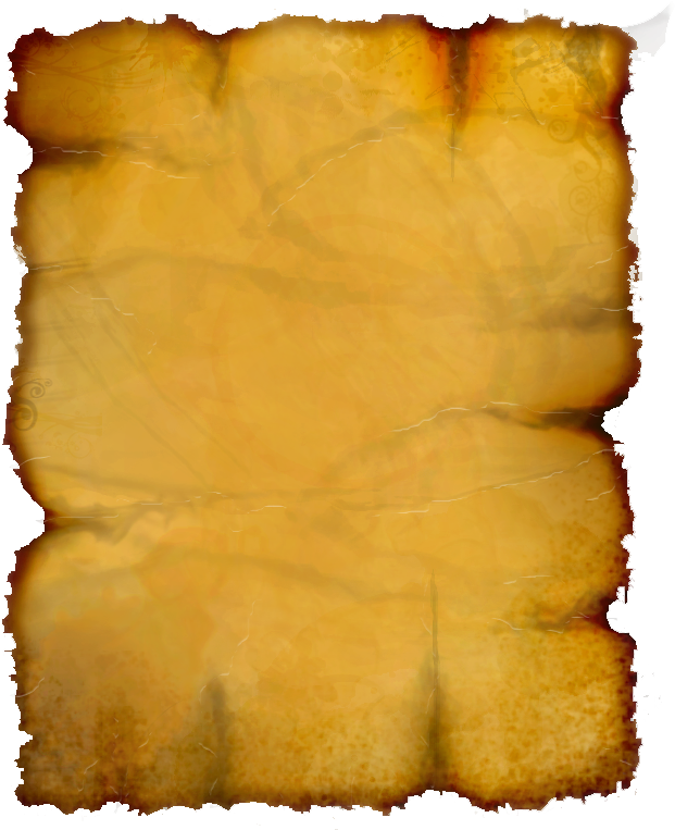 Aged Burnt Paper Texture PNG Image