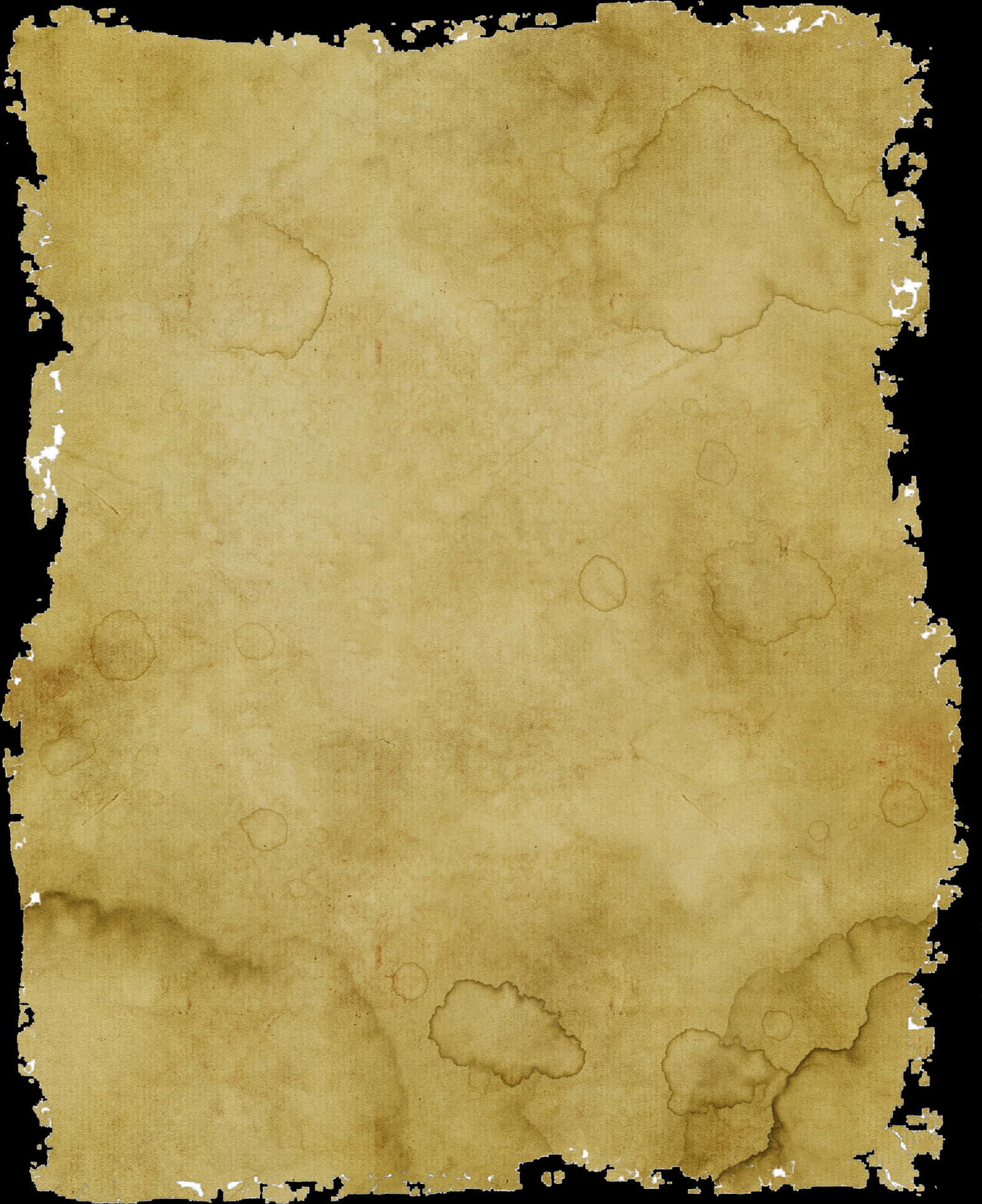 Aged Paper Texturewith Torn Edges PNG Image