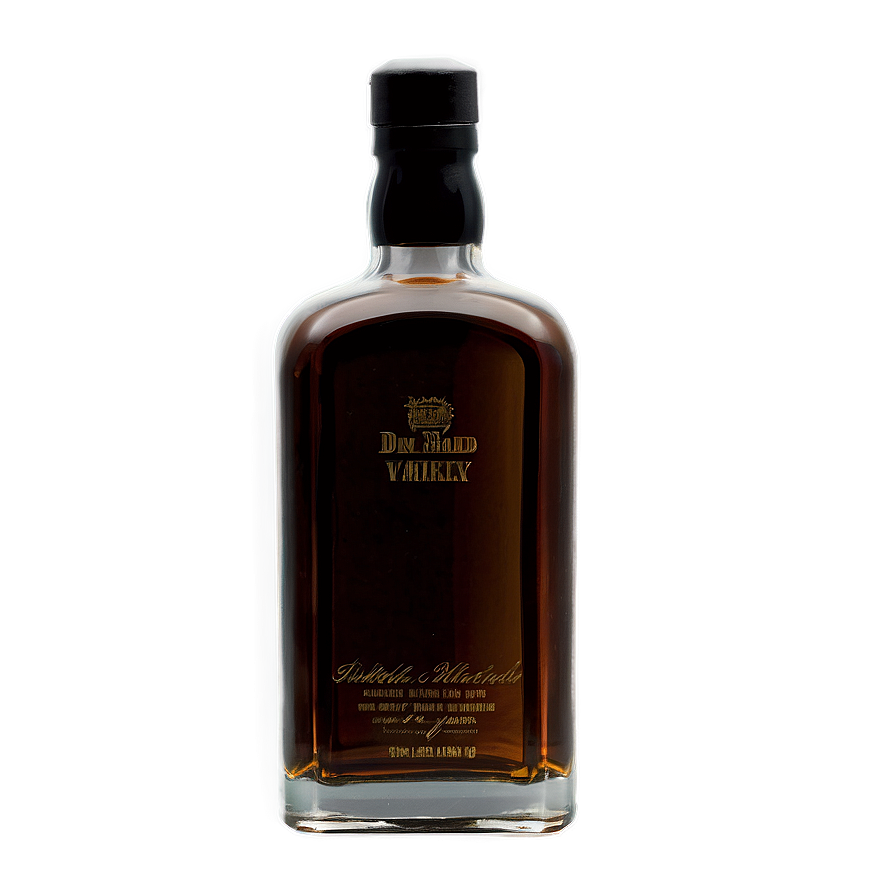 Aged Whiskey Bottle Png Qtf12 PNG Image