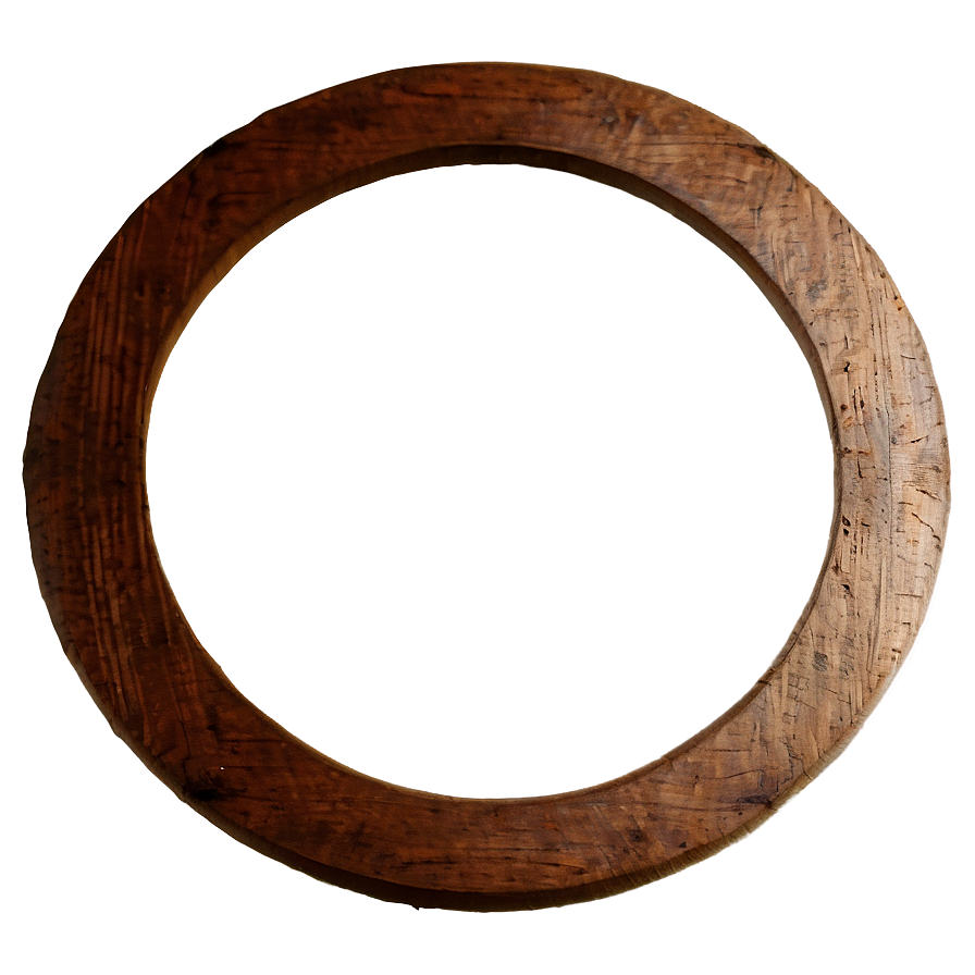 Aged Wood Circle Visual Png Jxk48 PNG Image