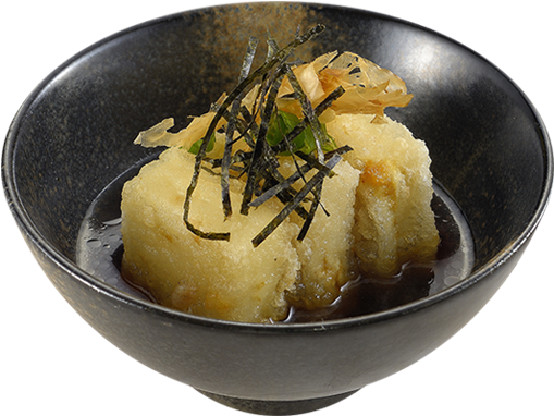 Agedashi Tofu Dish PNG Image