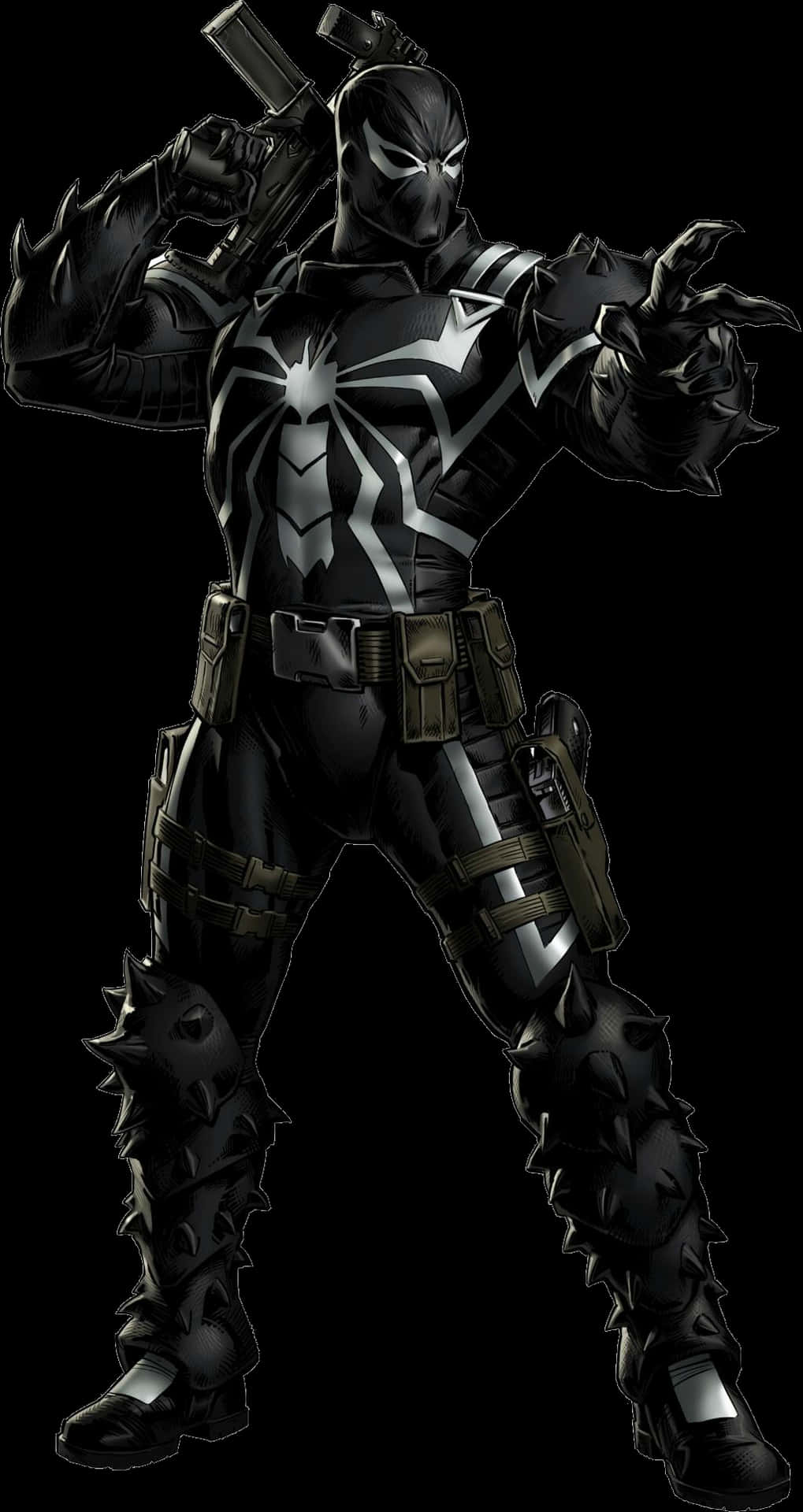 Agent Venom Artwork PNG Image