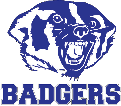 Aggressive Badger Mascot Graphic PNG Image