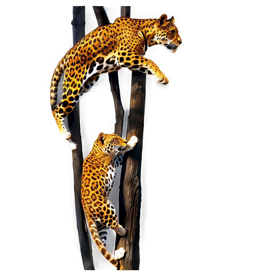 Agile Jaguars Climbing Png Cpx PNG Image