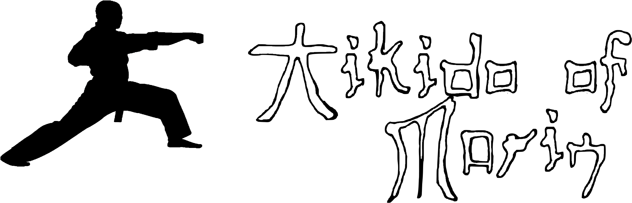 Aikido Martial Art Silhouette PNG Image