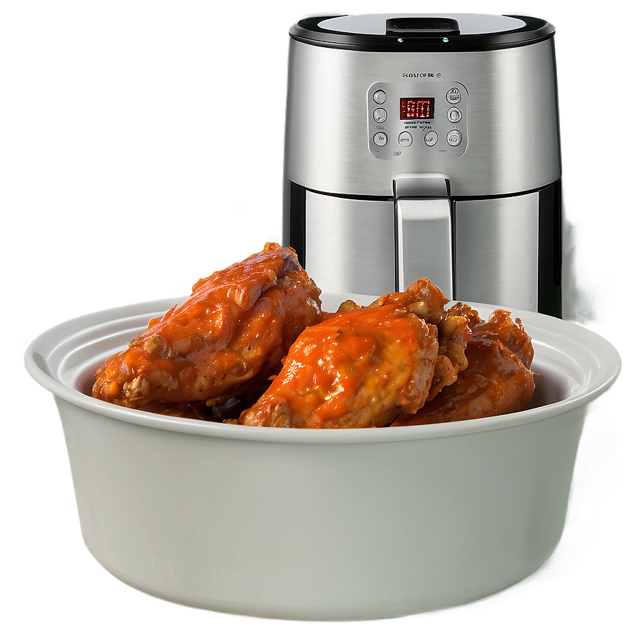 Air Fryer Buffalo Wings Png Iti35 PNG Image