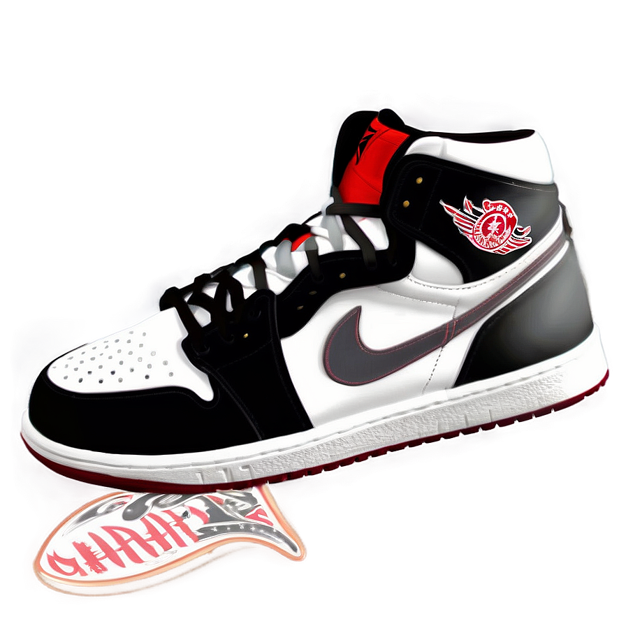 Air Jordan 1 Basketball Shoe Png Slo89 PNG Image