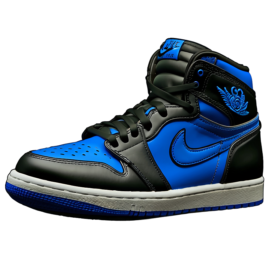 Air Jordan 1 Royal Blue Png Oxh PNG Image