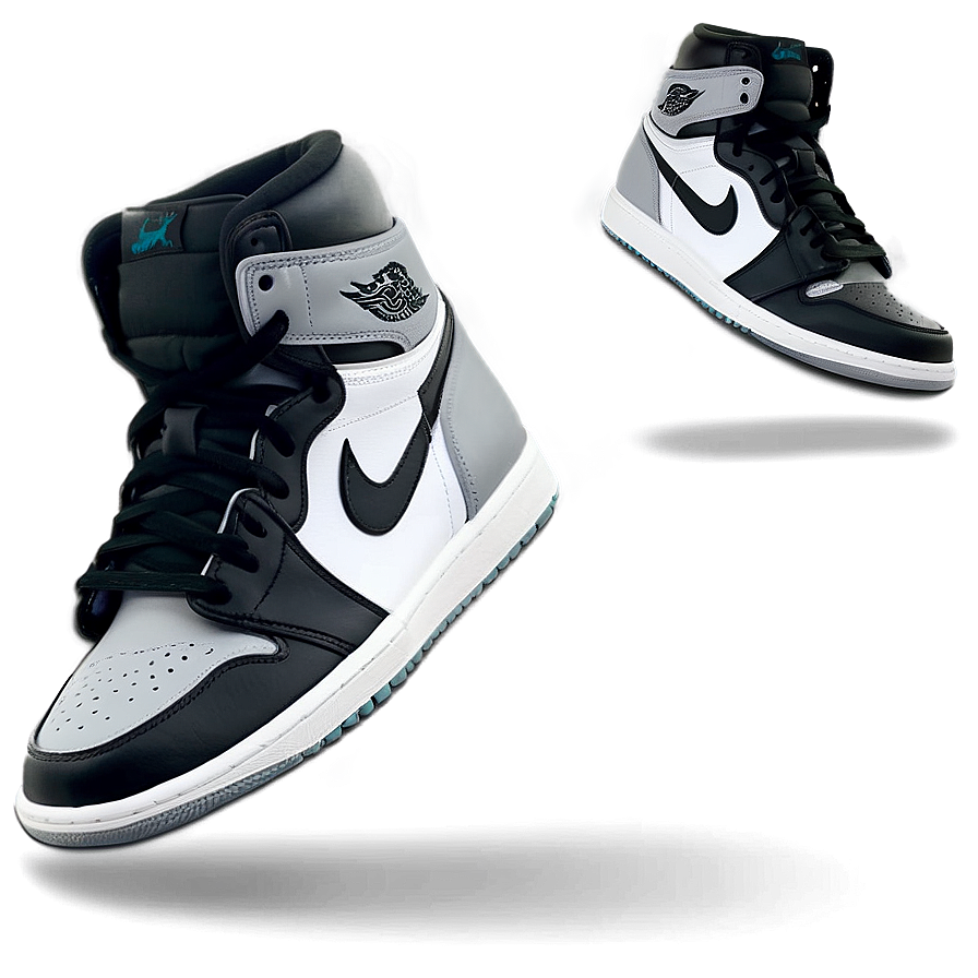 Air Jordan 1 Shadow Grey Png Npm PNG Image