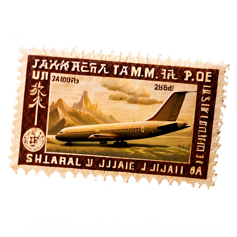 Air Mail Stamp Png 61 PNG Image