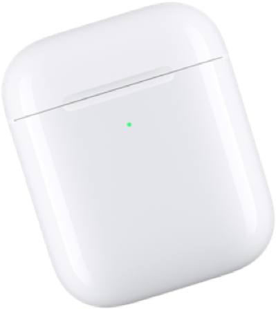 Air Pods Charging Case Top View PNG Image