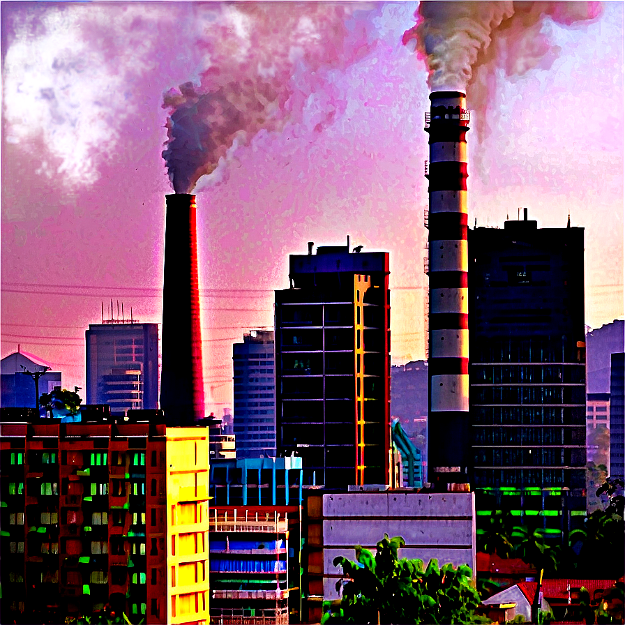 Air Pollution In Cities Png Rda32 PNG Image