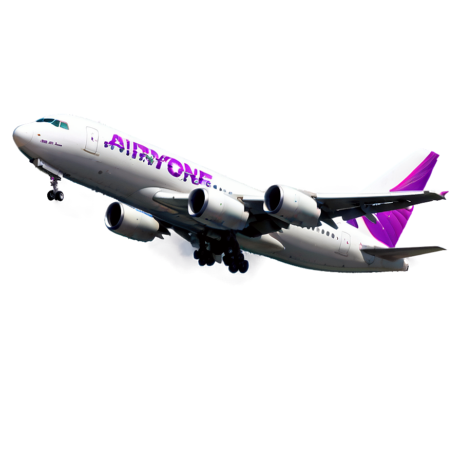 Airplane Departure Png Hbf84 PNG Image