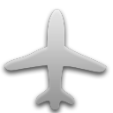 Airplane Emoji Icon PNG Image