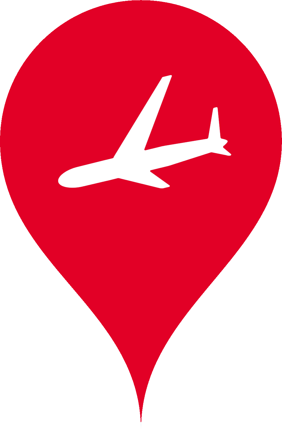 Airplane Love Icon PNG Image