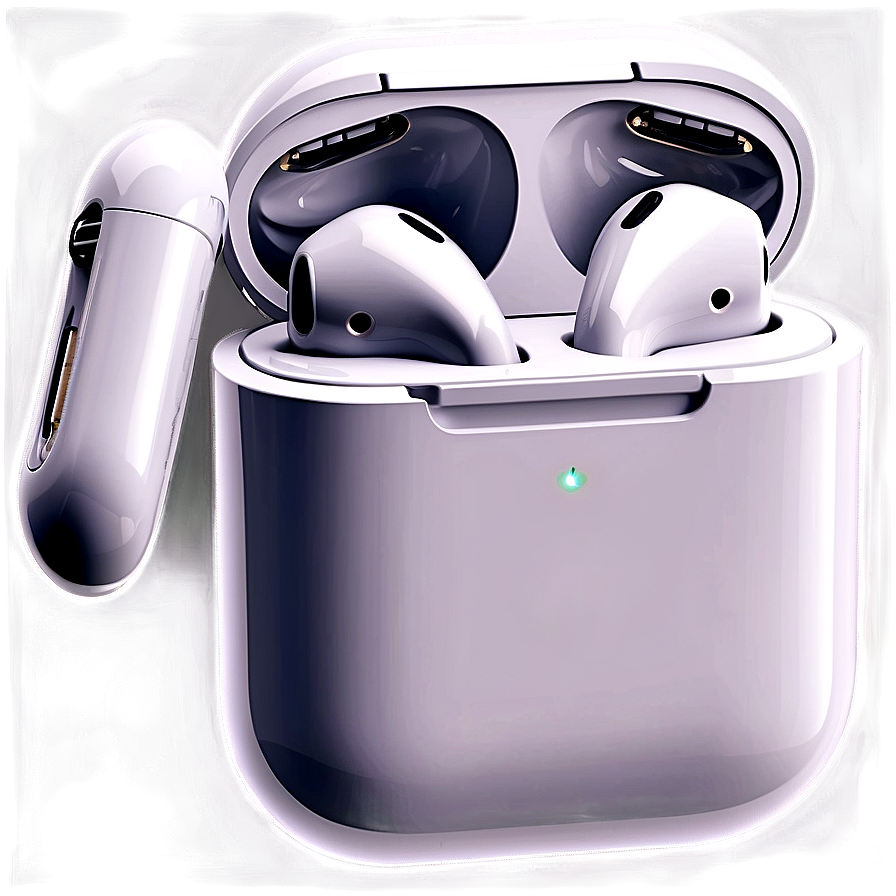 Airpods With Wireless Charging Png Mtg PNG Image