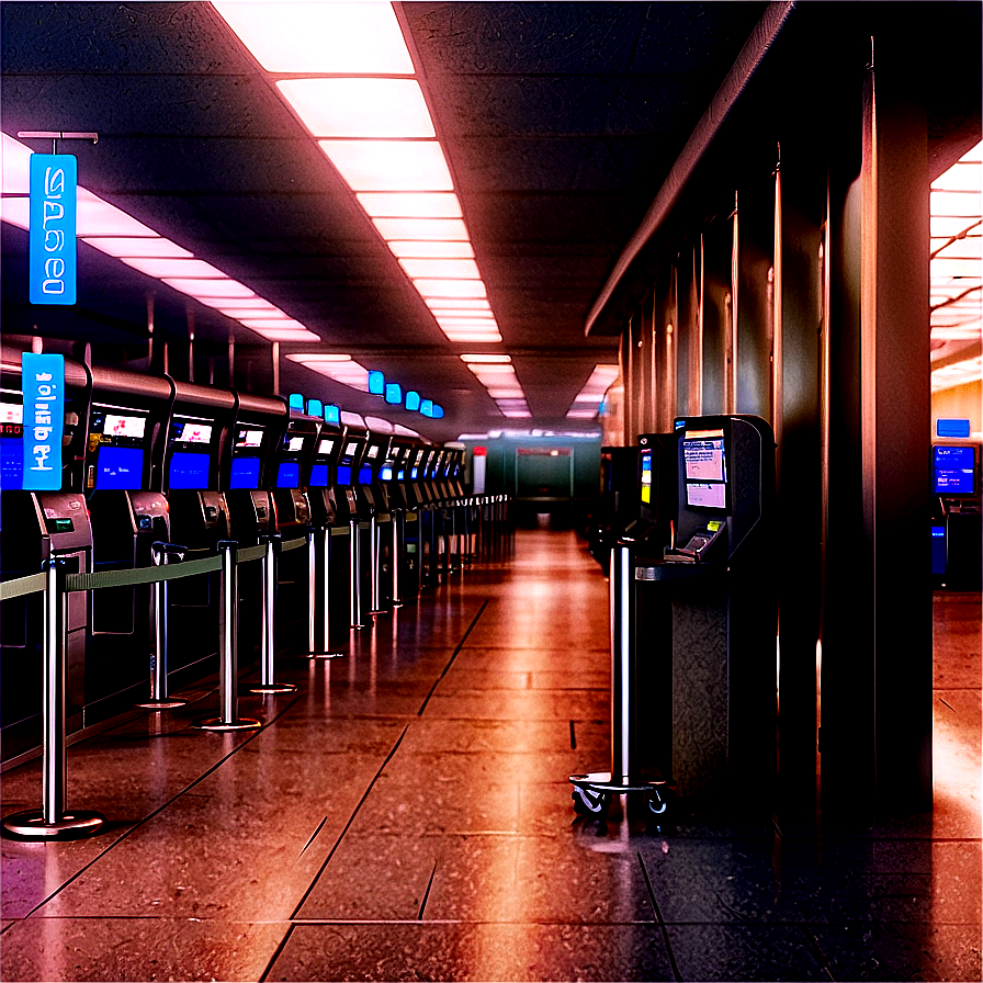 Airport Passport Control Area Png 45 PNG Image