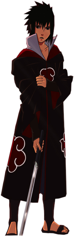 Akatsuki Member With Sword PNG Image