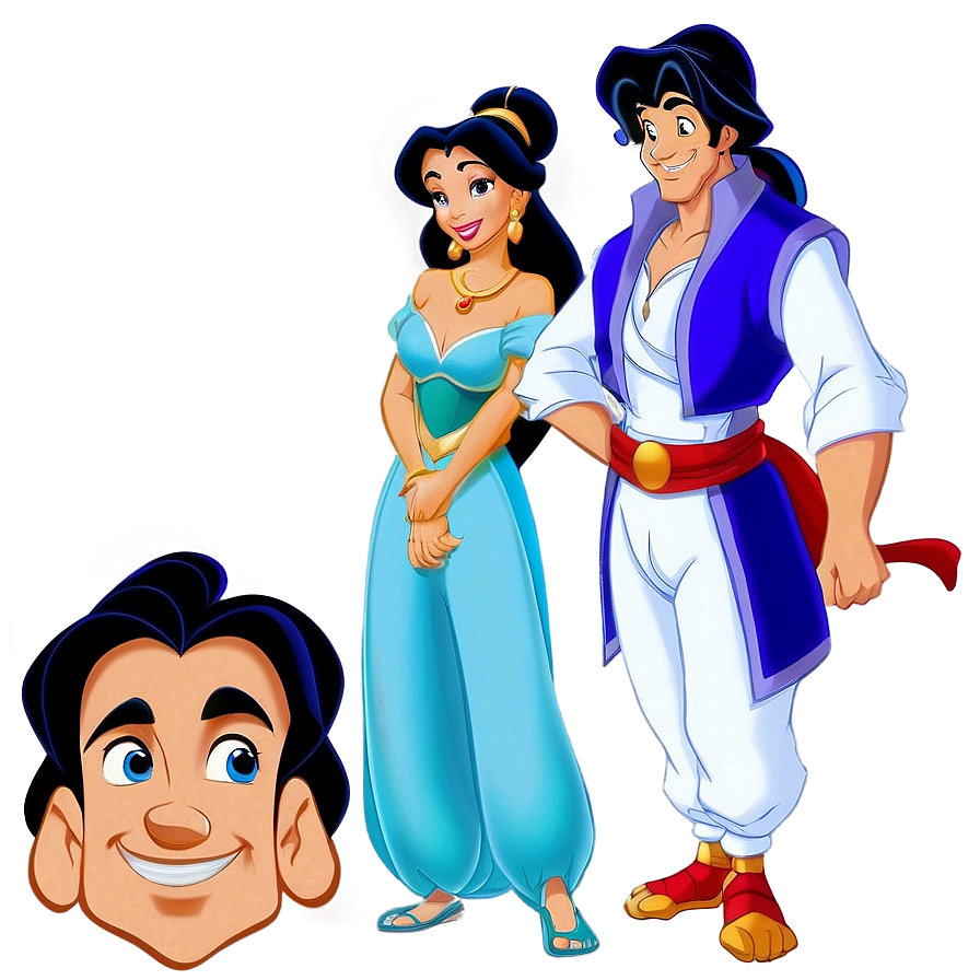 Aladdin And Jasmine Png Dor94 PNG Image