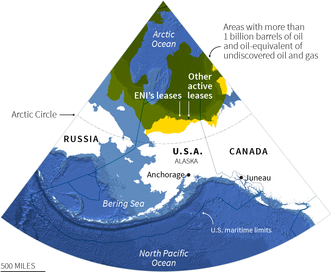 Alaska Arctic Oiland Gas Leases Map PNG Image