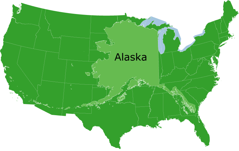 Alaska Map Overlay U S A PNG Image