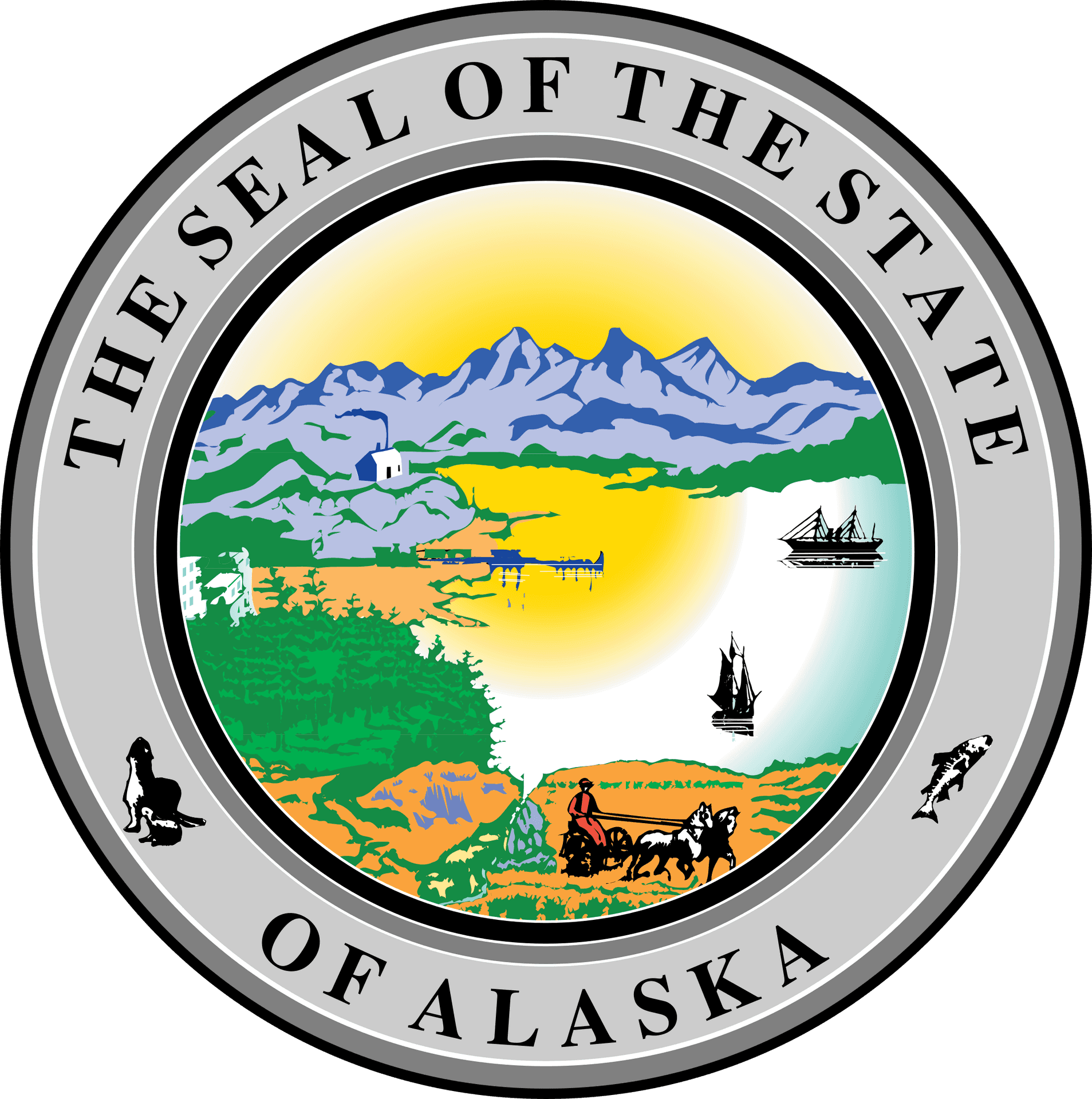 Alaska State Seal PNG Image