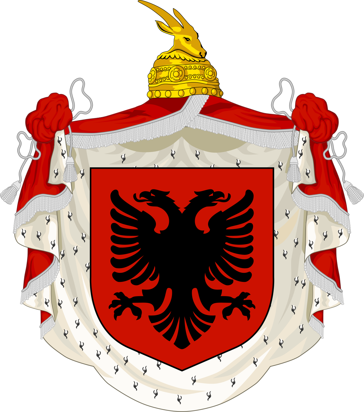 Albanian_ Coat_of_ Arms_ Illustration PNG Image